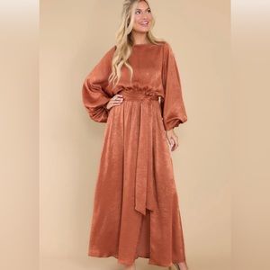 Terracotta Maxi dress